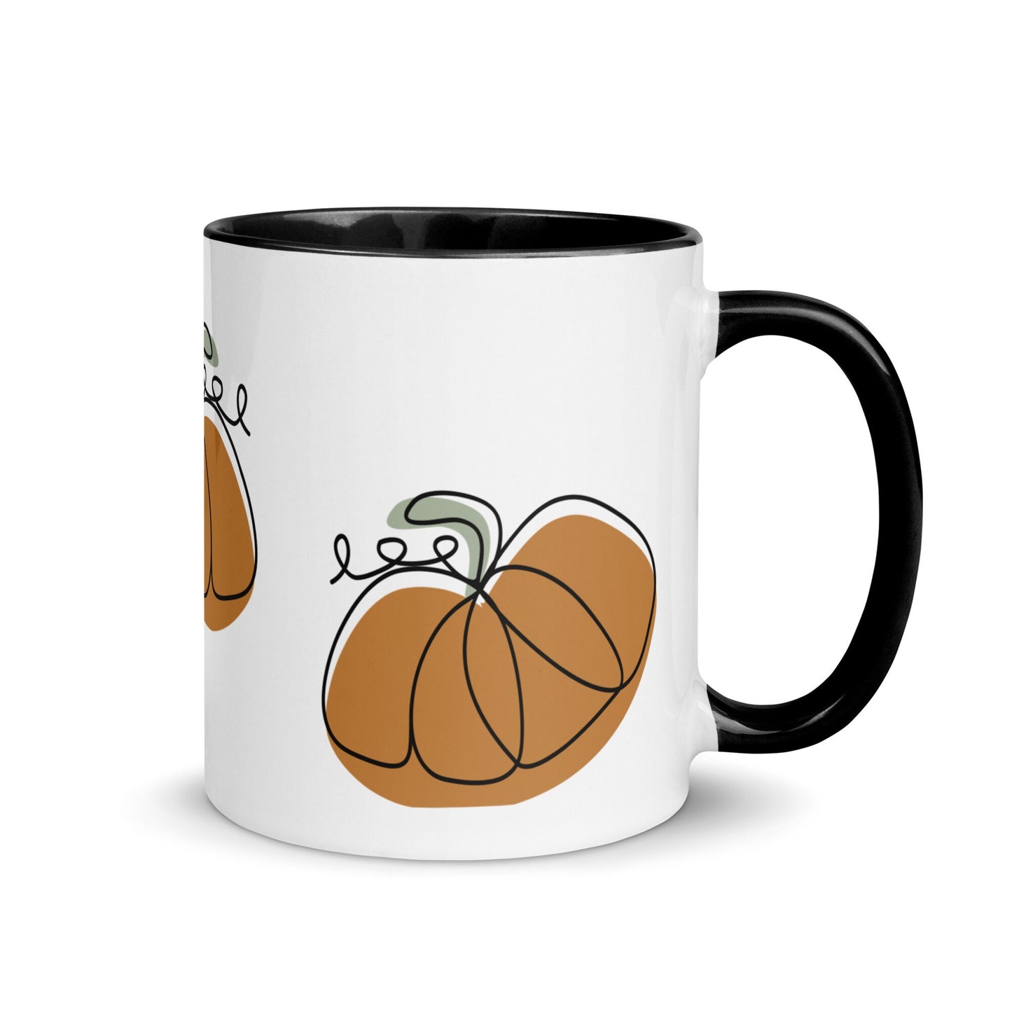 Pumpkin Coffee Mug for Fall gift for her Pumpkin ceramic mug for Coffee cup for Thanksgiving gift for Autumn Birthday gift Coffee mug