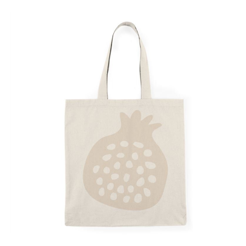 Pomegranate Tote Bag, Fall Tote Bag, Fruit Bag, Natural Tote, Tote Bag, Thanksgiving Tote Bag, Fall Gift, Gift for Her, Thanksgiving gift