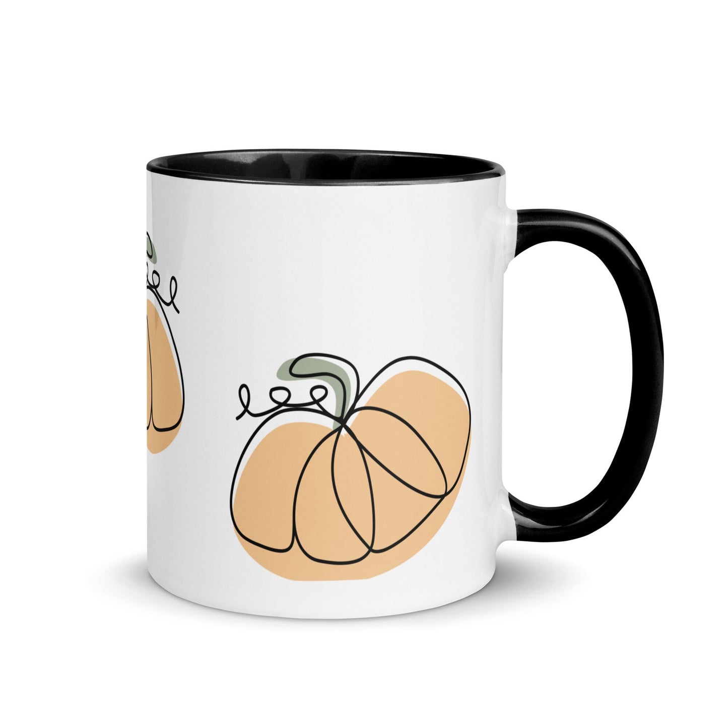 Pumpkin Coffee Mug for Fall gift for her Pumpkin ceramic mug for Coffee cup for Thanksgiving gift for Autumn Birthday gift Coffee mug