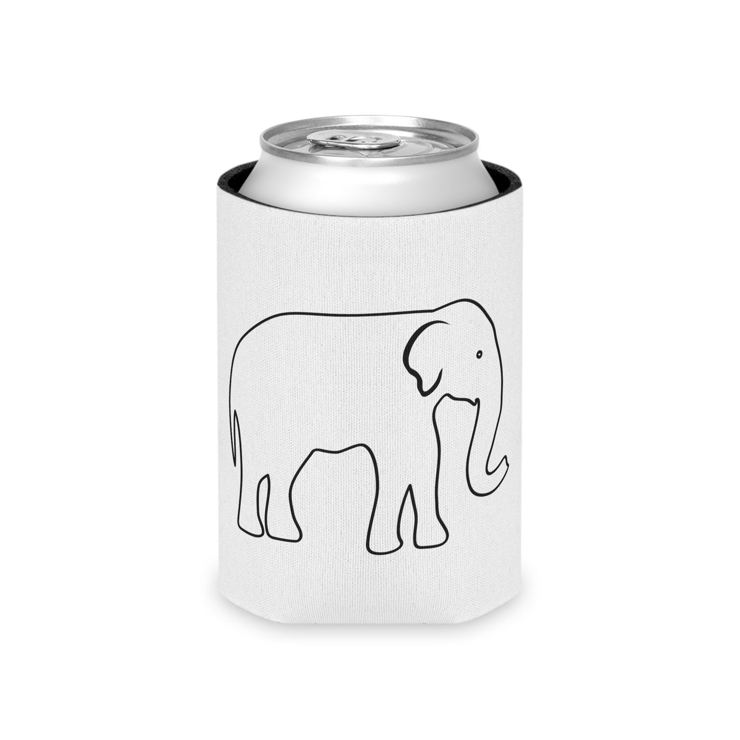 White Elephant Can Cooler Holder for funny gift exchange silly gift for friend can coozie for holiday gift beer hugger